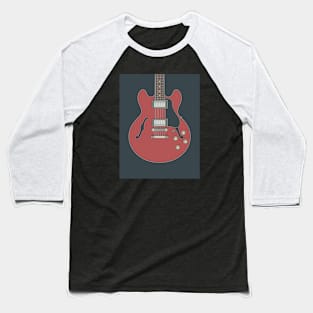 Iconic 339 Hollow Body Guitar Baseball T-Shirt